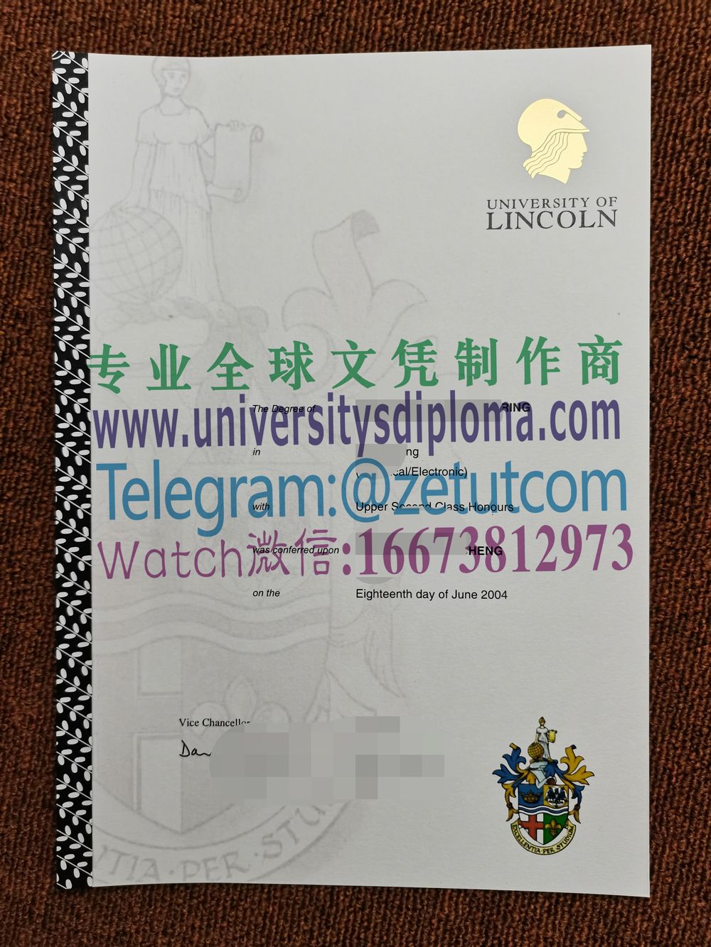 购买原版林肯大学毕业证成绩单